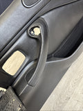 96-02 BMW Z3M Front Left Driver Door Card Panel Cover Trim Leather Black *Notes*