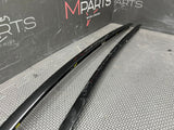 10-15 FERRARI 458 ITALIA ROOF GUTTER TRIMS MOULDINGS NERO DAYTONA 82275412
