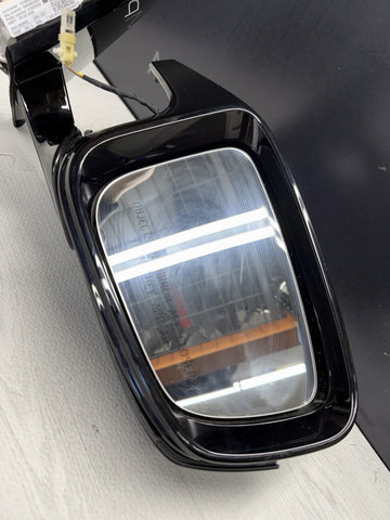 21-26 BMW G80 M3 Right Side Door Mirror W/ Camera Black Gloss *Broken Plastics