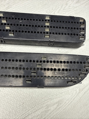 01-06 BMW E46 M3 Fender Vent Grilles Grills Trims Genuine OEM Painted Black