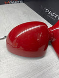 01-06 BMW E46 M3 Side View Door Mirrors Pair Imola Red