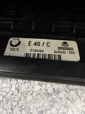 2001-2006 BMW E46 M3 Convertible Black Rear Headrests Head Rests Pair