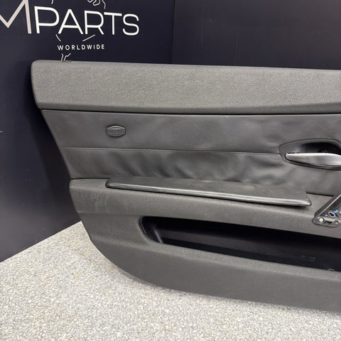 03-08 Bmw E85 Z4 Front Left Driver Interior Door Card Panel Cover Oem Black