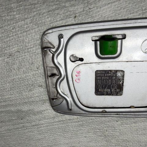 01-06 BMW E46 323 325 330 M3 Fuel Gas Door Lid Silver Grey OEM 1407706