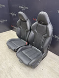 BMW 21-26 G82 M4 Coupe Front Seats Leather Heated Black