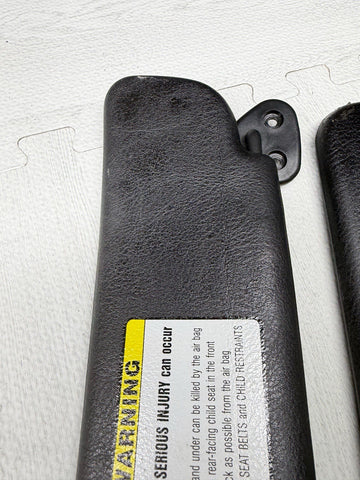 98-02 BMW Z3M Z3 M COUPE SUN VISOR VISORS SET BLACK