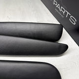 01-06 BMW OEM E46 M3 Coupe Trim Armrest Pads Set Black 8238622