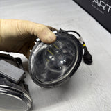 01-06 BMW E46 M3 Front Left Right Passenger Driver Bumper Fog Lights Clear OEM