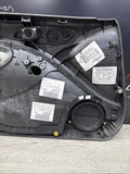 01-06 BMW E46 M3 FRONT PASSENGER RIGHT SIDE DOOR PANEL CARD BLACK OEM