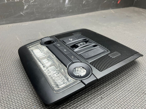 08-14 BMW E70 E71 X5M X6M INTERIOR ROOF READING LIGHT CONTROL PANEL 747605