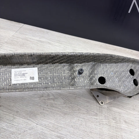 01-06 BMW E46 M3 Front Bumper Rebar Reinforcement Beam *Small Crack*