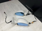 01-06 BMW E46 M3 Side View Door Mirrors Pair Alpine White