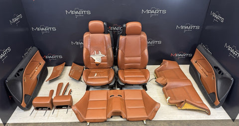 01-06 BMW E46 M3 Convertible Interior Front Rear Heated Seats Cinnamon *Notes