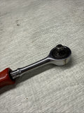 SNAP ON TOOLS TM741R 1/4” DRIVE ROUND HEAD RATCHET RED RACING EDITION - USA