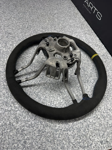 Porsche 22-25 718 Spyder RS GT4RS Alcantara Steering Wheel Assembly OEM
