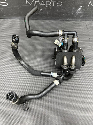 FERRARI F8 TRIBUTO COOLING HEATER VALVE BLOCK PIPES HOSES OEM