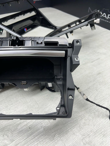Center Dash Console Carbon Fiber Trims Panels 51168096321 51169396502 BMW F92 M8