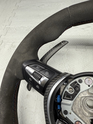 BMW CS Alcantara Steering Wheel Complete 15-20 F80 F82 F30 F32 M3 M4