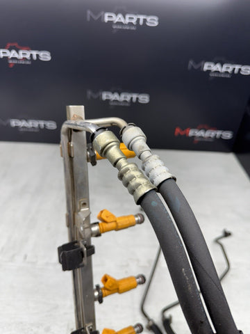 BMW 96-99 E36 M3 S52 Fuel Rail + Orange Injectors + Lines