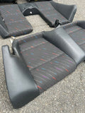 BMW E46 M3 01-06 Convertible M Rain Cloth / Nappa Leather Interior Seats Set