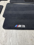 Genuine 01-06 BMW E46 M3 Convertible Carpets Floor Mats Black Front & Rear