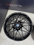 15-20 BMW F80 F82 F83 M3 M4 Competition 666M 20” OEM Wheels Rims Set Gloss Black