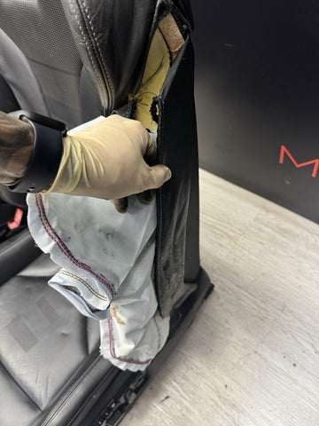 OEM BMW 15-20 F82 M4 Competition Seats & Panels Leather Red / Sakhir Orange