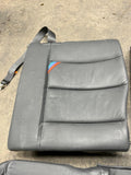 94-99 BMW E36 M3 Coupe Rear Back Rest Seats Vaders Black Leather Bench