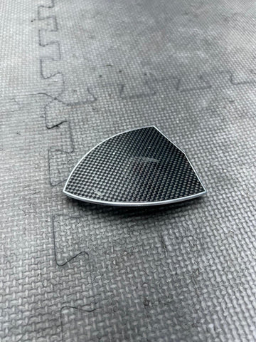 Ferrari 488 458 Italia California Carbon Fiber Fender Shield Badge Emblem