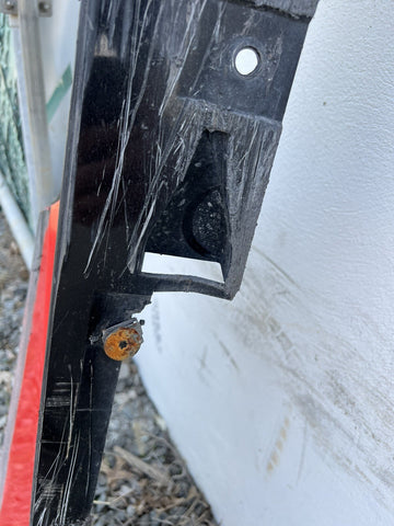 2010-2015 Ferrari 458 Right Rocker Panel Side Skirt Nero Daytona *Damage*