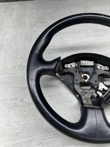 04-09 HONDA S2000 S2K AP2 OEM BLACK LEATHER STEERING WHEEL