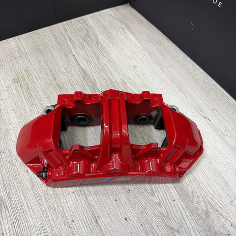21-26 OEM BMW G80 G82 M3 M4 Front Driver Side Brake Caliper Brembo Red *Notes*