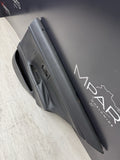 BMW E36 M3 Sedan Right Passenger Rear Black Leather Door Card Panel 51422258036