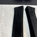 19-23 BMW G30 F90 M5 Alcantara Black A Pillars Pair BMW 7384525