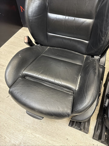 01-06 BMW E46 M3 Convertible Interior Front Non Heated Seats Black