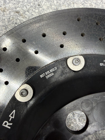 Porsche 22-25 718 GT4RS GT4 RS Rear Right Carbon Ceramic Brake Rotor *Chip