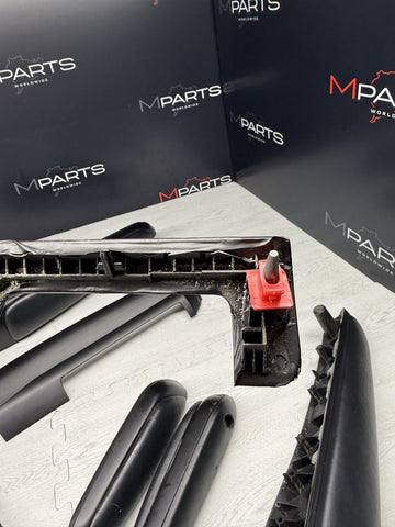 01-06 BMW E46 M3 Convertible Interior Armrests Trim Set Sprayed Black
