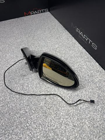 06-08 BMW E63 E64 M6 Door Right Passenger Mirror Sapphire Black *Paint Bubbling
