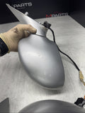 01-06 BMW E46 M3 Side View Door Mirrors Pair Titanium Silver *Notes*