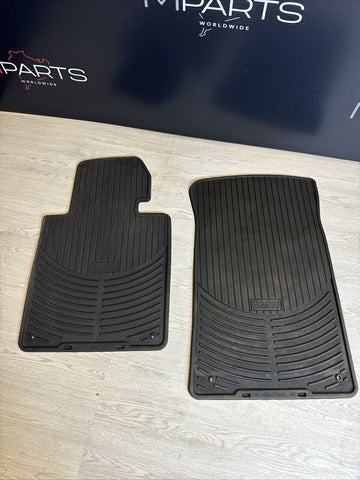 Genuine 01-06 BMW E46 M3 Carpets Floor Mats Black Front Weather