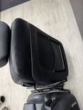 BMW E46 M3 Coupe Front Sport Seats Pair Black Napa Leather 2001-2006 OEM *Notes*