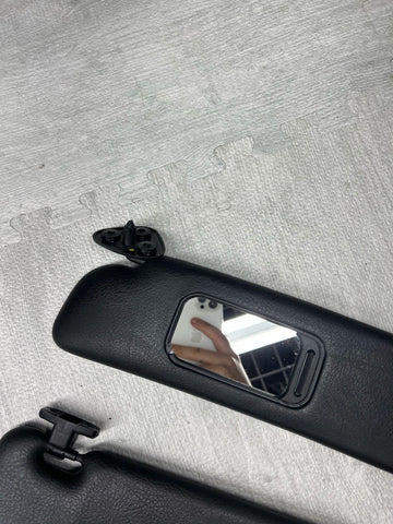 98-02 BMW Z3 M Z3M CONVERTIBLE PANELS SUN VISORS BLACK