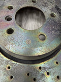 Pair Set of 2 Rear Brembo Brake Disc Rotors X-Drilled Sport BMW E46 330i