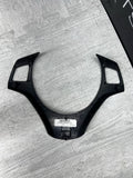 08-13 BMW E90 E92 E93 M3 Lower Steering Wheel Trim Cover Plate Black