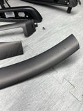 01-06 BMW E46 M3 Convertible Interior Armrests Trim Set Titan Shadow Grey