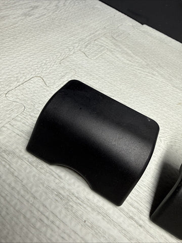 BMW E46 325 330 M3 COUPE REAR SEATBELT COVERS CAPS 7009902 52207009903 BLACK OEM