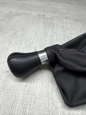 BMW G87 M2 M3 M4 Leather Shift Knob With Boot 6 Speed Genuine 25117885209 *Notes