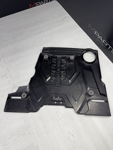 18-25 BMW F90 F92 M5 M8 S63 Engine Ignition Coil Top Motor Cover Panel OEM