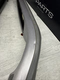 01-06 BMW E46 M3 Brushed Aluminum/Grey Door Trim Armrests Front