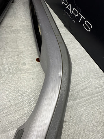 01-06 BMW E46 M3 Brushed Aluminum/Grey Door Trim Armrests Front